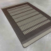 Килим 80х150 коричневий LANA 19245/91 (рогожка на гумовій основі)