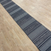 Доріжка на гумовій основі 0,50м 0,60м 0,67м 0,80м 1м 1,20м 1,50м 2м без ворсу темно-сіра Lana 19246/80