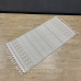 Безворсовий килим 1*2 на джутовій основі IZMIR 08752A Beige