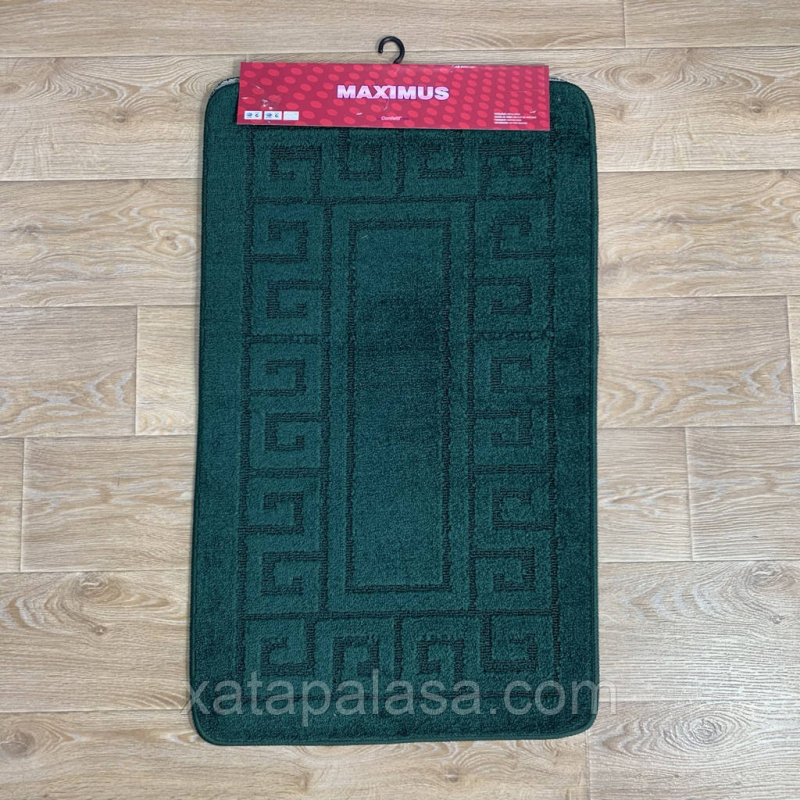 Комплект килимочків до ванної кімнати 60*100+60*50 Maximus ETHNIC 2536 Hunter Green