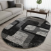 Килим 2,50*3,50 овал сіра абстракція BONITO 7134