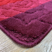 Комплект килимів до ванної кімнати 60х100 60х50 VONALDI Burgundy