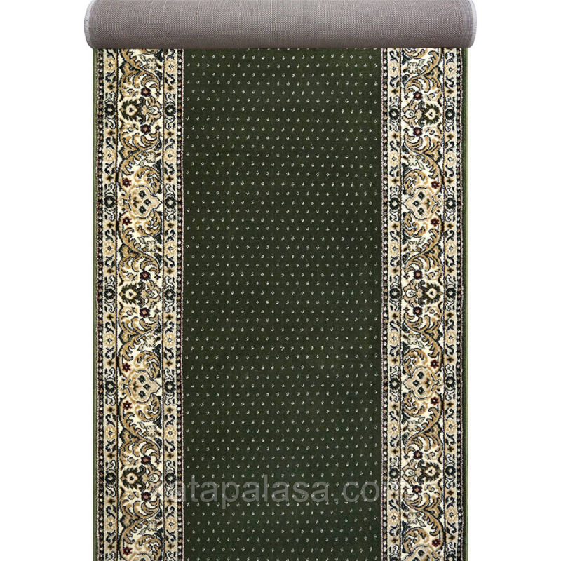 Килимова доріжка зелена ширина 0,80м Lotos Rada 588/308