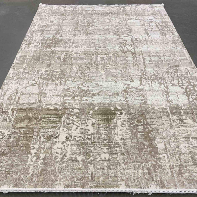 Килим 3*4 бежева абстракція Levado 03605A L.Beige