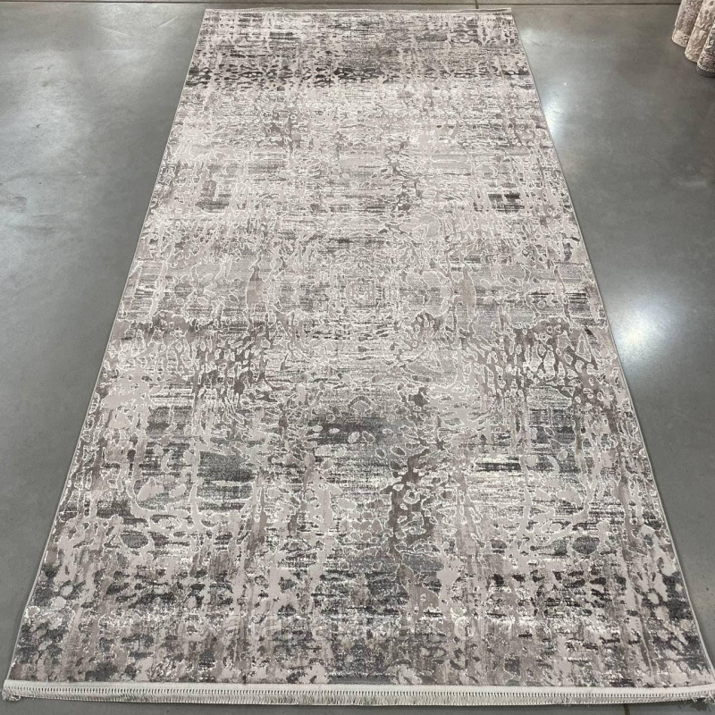 Килимова доріжка ширина 0,80м Levado 03605A L.Grey/White