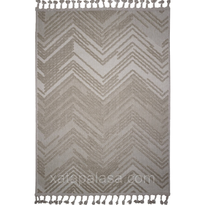Килим 2х3 на джутовій основі CALIDO 08328B Beige
