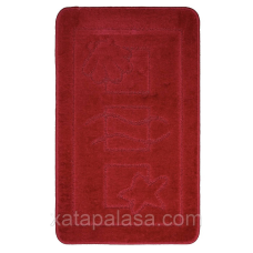 Комплект килимочків до ванної кімнати 60*100+60*50 Maximus Maritime Burgundy