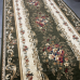 Килимова доріжка 0,80м 1м  3м Весна зелена з квітами Lotos 535/210