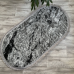 Сучасний круглий сірий килим діаметр 2м Levado 09045A L.Grey/L.Grey