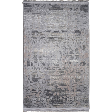 Килим 0.60х1.10 бежева абстракція Levado 03605D L.Grey/Beige