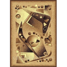 Килим 1,40*2 коричнева абстракція Gold 311/12