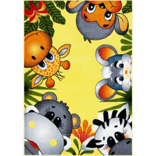 Килим дитячий 1,33*1,90 звірята Kolibri 11058/150