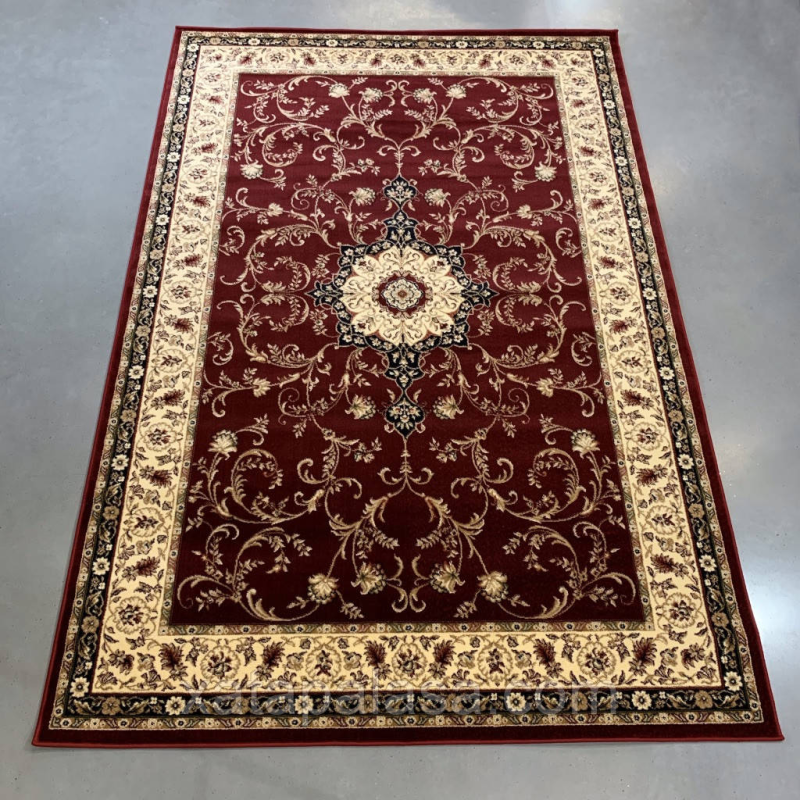 Килим 2,50*4 червоний класичний дизайн Lotos 523/210 Килим 2,50*4 червоний класичний дизайн Lotos 523/210