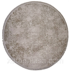 Килим круглий бежевий діаметр 2,50м Levado 03916А vizon/ivory