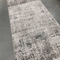 Сучасне сіре килимове покриття 4м Levado 03605A L.Grey/White