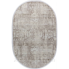 Овальний бежевий килим 1.20х1.80 Levado 03605A L.Beige