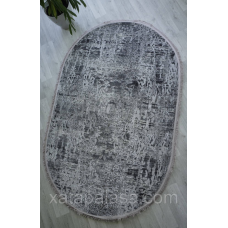 Овальний приліжковий килим 0.60*1.10 Levado 03605D L.Grey/Beige