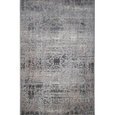 Сучасна сіра килимова доріжка 80см Levado 03605D L.Grey/Beige