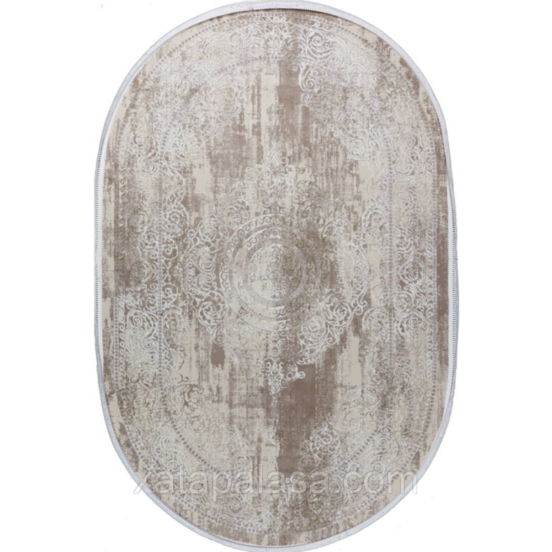Килим овал 1.50*3 Levado 03710A L.Beige/L.Beige