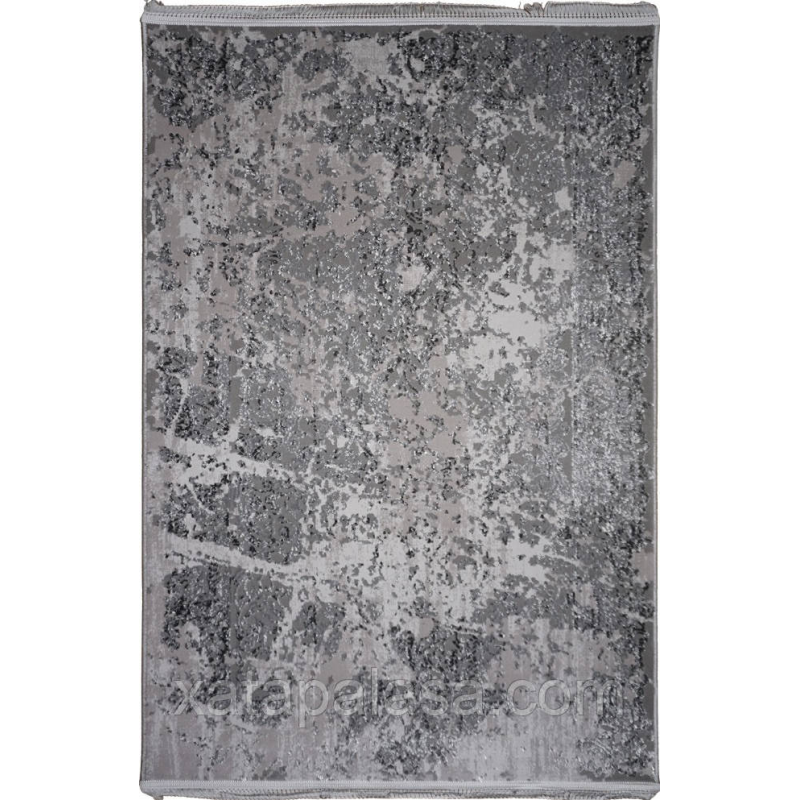 Приліжковий килим 0.80*1.50 Levado 03913A L.Grey/D.Grey