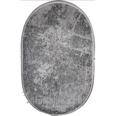 Килим сучасний овал 2*3 Levado 03913A L.Grey/D.Grey