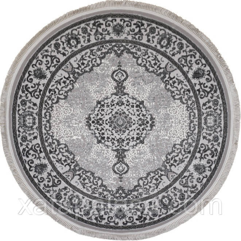 Килим круглий 2,50м Levado 08100A L.Grey/L.Grey