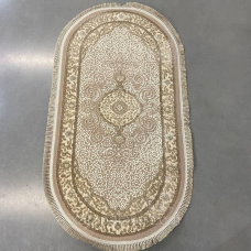 Килим 3*4 овал сучасна класика Levado 08100A L.BEIGE/L.BEIGE