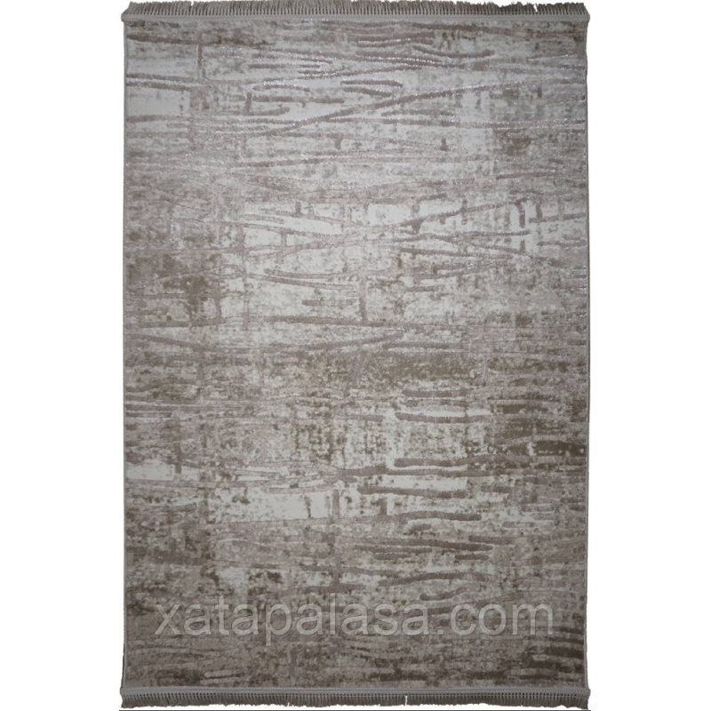 Килим бежевий 2*3 сучасна абстракція Levado 08111A L.BEIGE/L.BEIGE