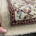 Килим 80х150 приліжковий з високою щільністю Esfahan 2222A cream/cream Турция
