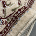 Килим 80х150 приліжковий з високою щільністю Esfahan 2222A cream/cream Турция
