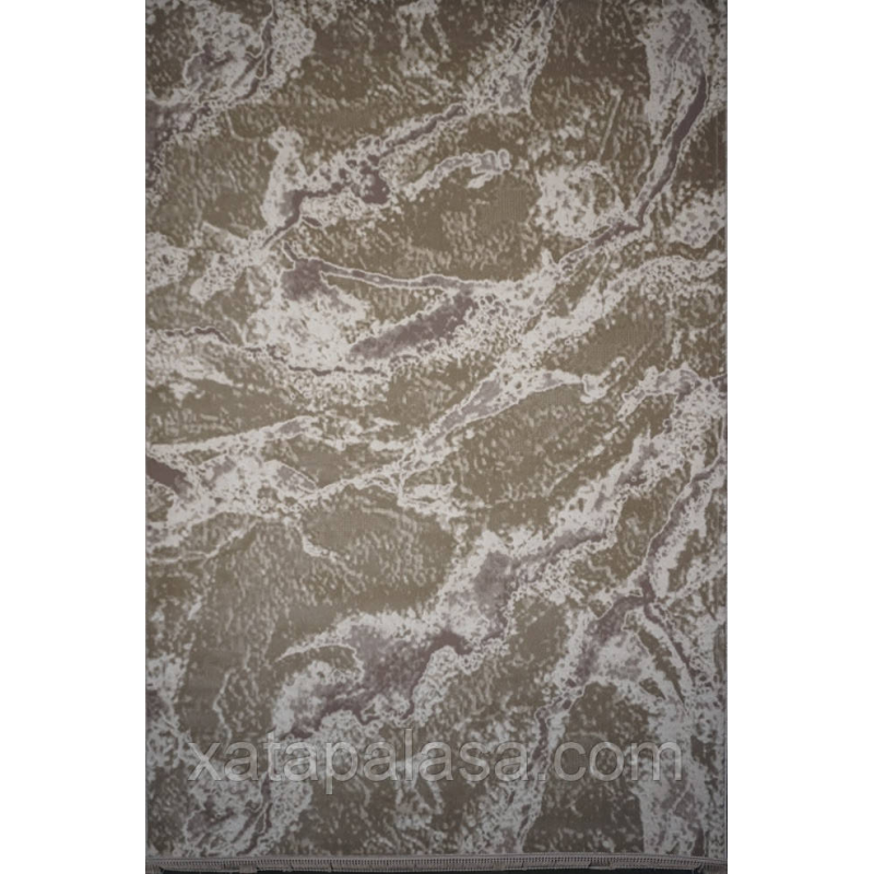 Килим 1*2 бежева абстракція Levado 09040A Visone/Beige