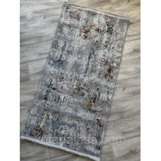 Сучасний килим 0.80х1.50 Voyage 2402A Blue/Terracotta