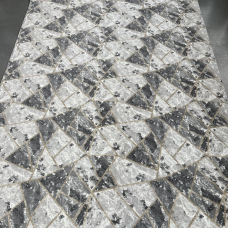 Доріжка PLATO HALI 6031 GREY/BEIGE ш. 1м 1,50м 2м 2,5м 3м на латексній основі
