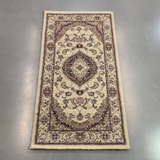 Килим 80х150 приліжковий з високою щільністю Esfahan 2222A cream/cream Турция