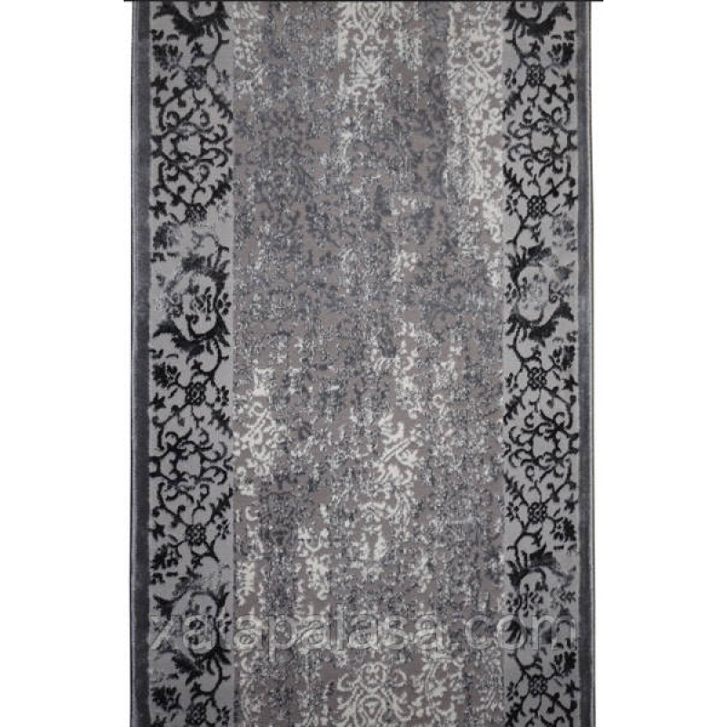 Килимова доріжка ширина 0,80м 1м 1,20м 1,50м Levado 03977A L.GREY/L.GREY