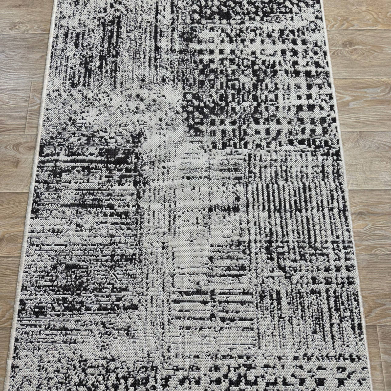 Килим 1.50х2.30 без ворсу на латексній основі бежевий мармур FLEX 19197/19