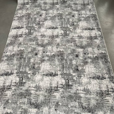 Килимова доріжка ширина 1,50м на прогумованій основі PANDA 2417 GREY
