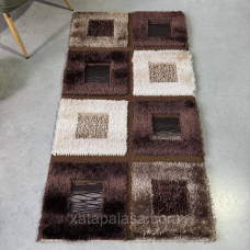 Килим з високим ворсом 0,80*1,50 Assos 06301A kahve Туреччина