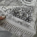 Килим в спальню приліжковий 80х150 Levado 03710A L.Grey/White