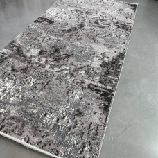 Килим 1.50*3 абстракція сіра LEVADO 03889A L.Grey/D.Grey