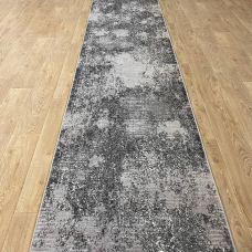Килимова доріжка ширина 1,20м Levado 03916A L.Grey/D.Grey