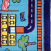 Килим дитячий з дорогами 150х230 BABY 2068 BLUE\D.BLUE
