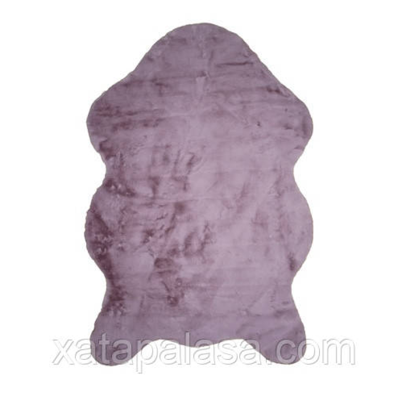 Килимок шкурка 100х150 ESTERA LILAC штучне хутро на гумовій основі